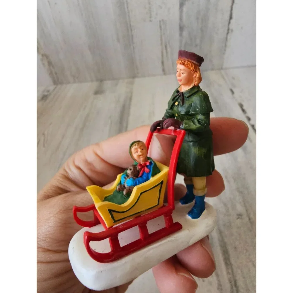 People‎ sled sledding village Xmas accessory children kids